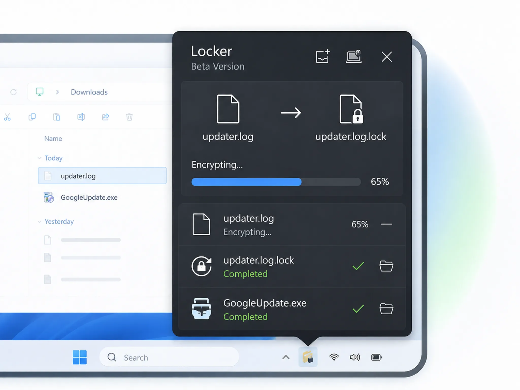 AESLocker on Windows
